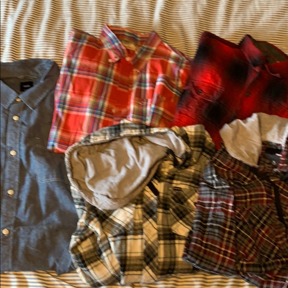 5 long long sl. Hurley, Vans, Hollister, Woolrich